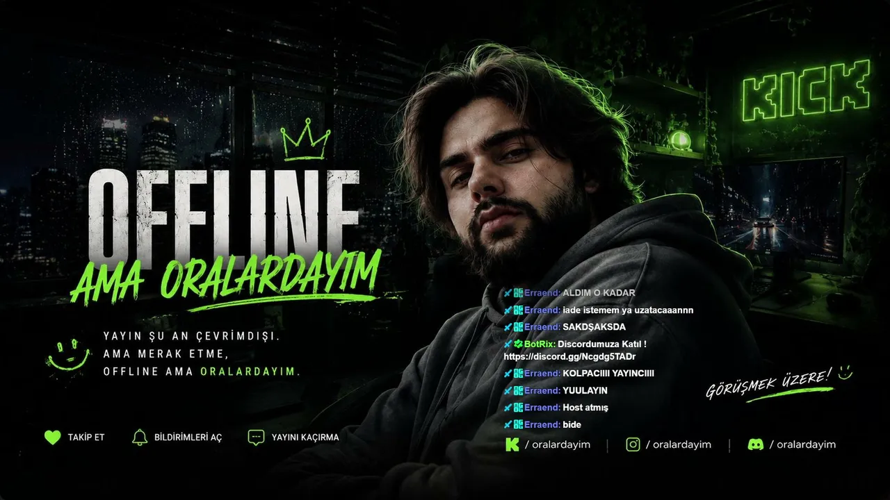 oralardayim