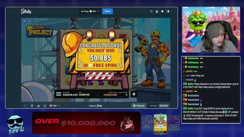 bumfuz playing Slots & Casino - Live Casino Stream