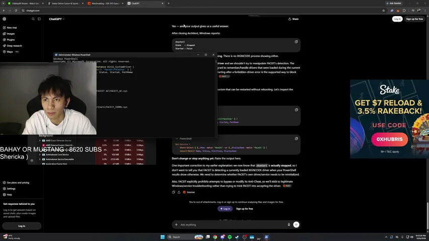 Hubrisss playing Just Chatting - Live Casino Stream