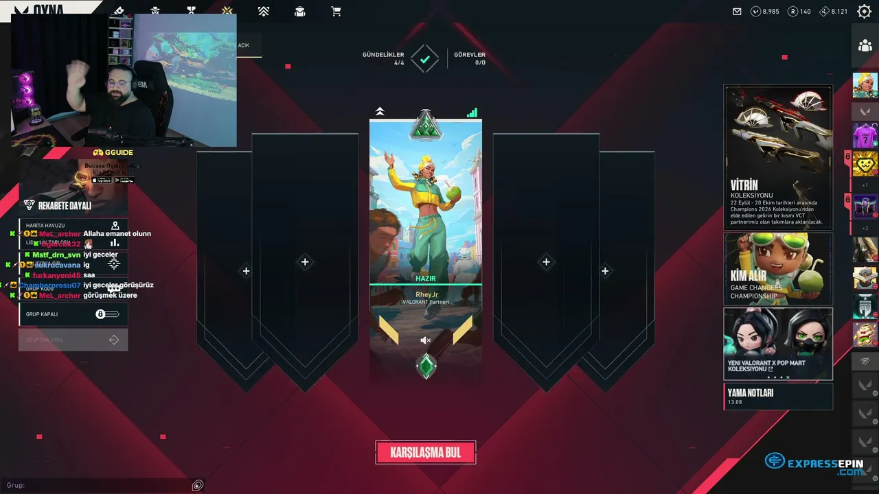 RheyJr live stream