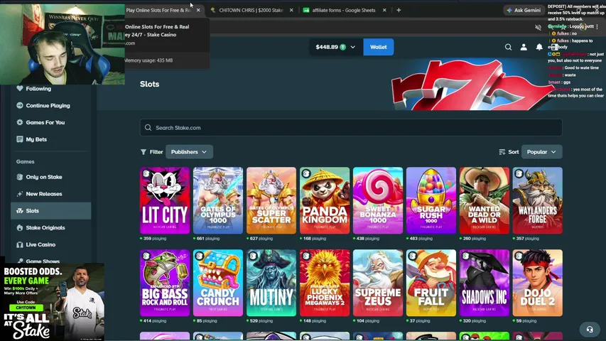 ChiTown_Chris playing Slots & Casino - Live Casino Stream