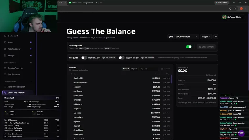 ChiTown_Chris playing Slots & Casino - Live Casino Stream