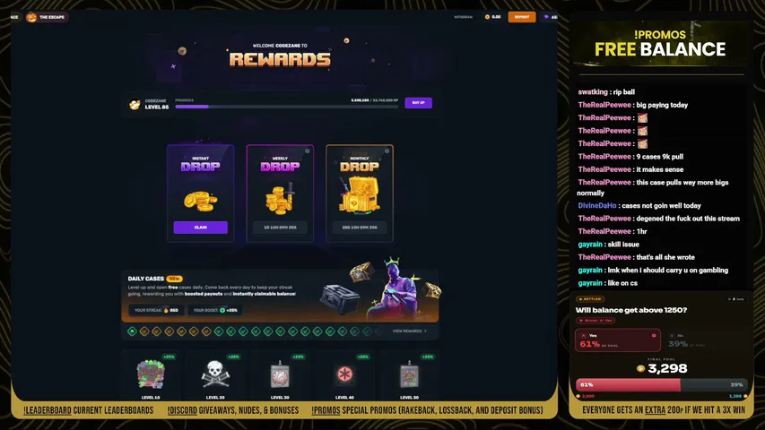 thekingzane playing Slots & Casino - Live Casino Stream