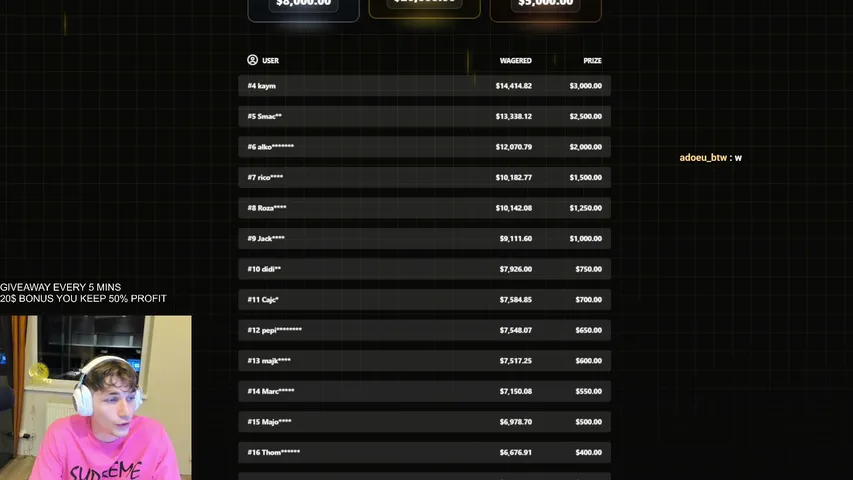🦘20$ BONUS GIVEAWAY EVERY 5 MINUTES ! | $50k LEADERBOARD -> ziamwrewards.com 🦘