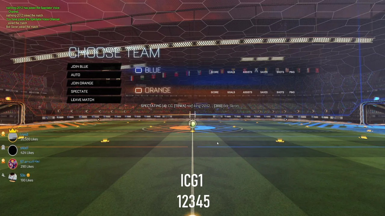 iCG1 live stream
