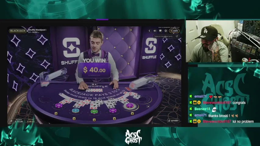 acscghost playing Slots & Casino - Live Casino Stream