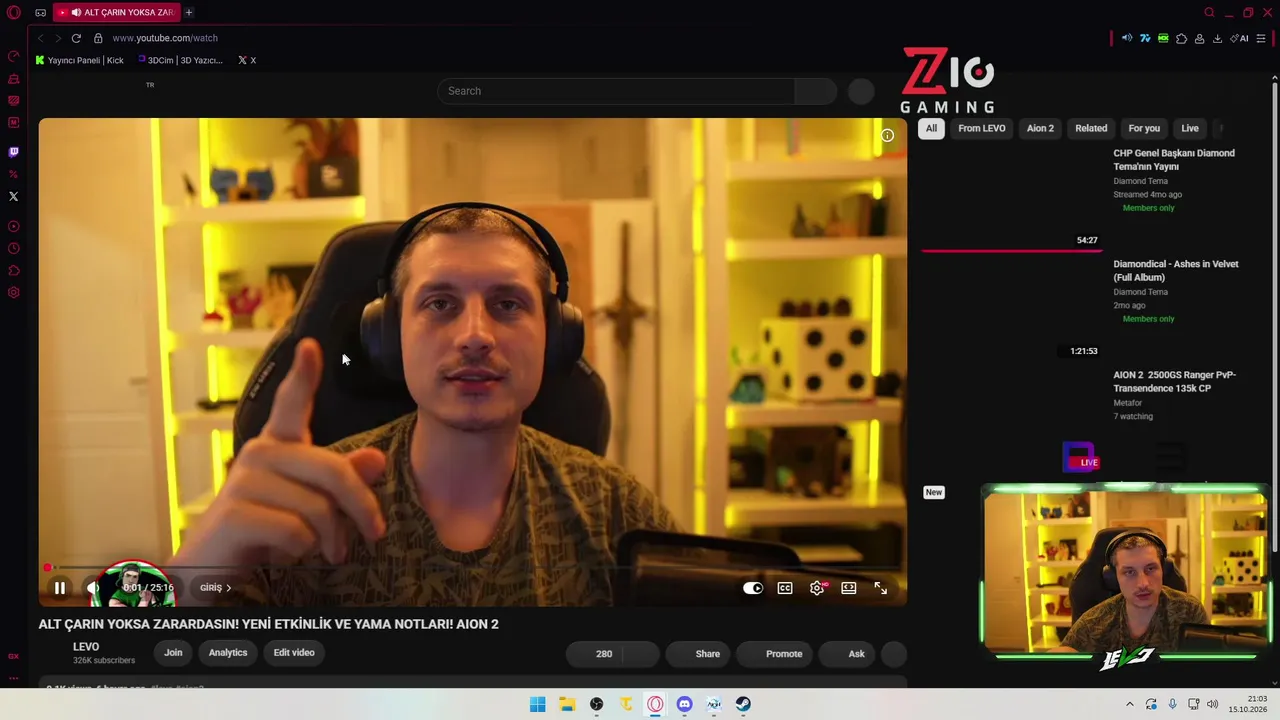 Levo live stream