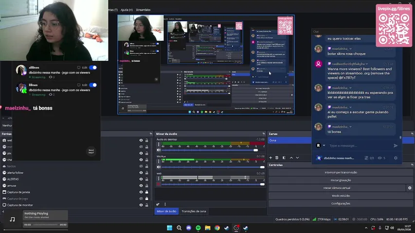 dbdzinho nessa manha - jogo com os viewers