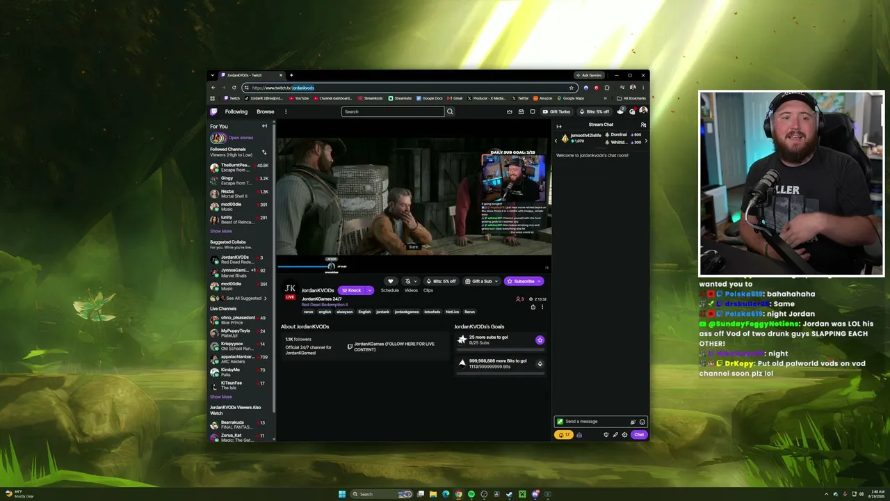 RealJordanK live