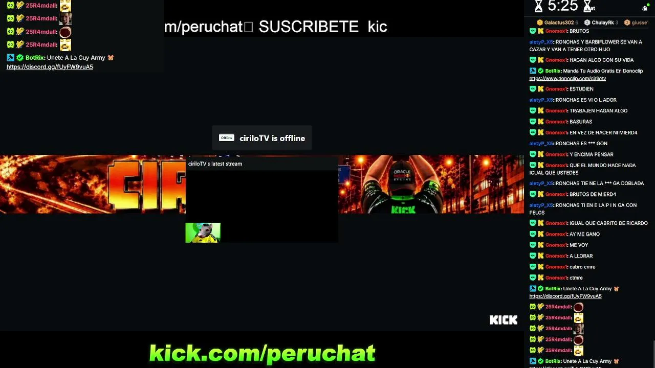 PERUCHAT live stream