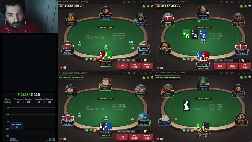 diosvoluntad playing Poker - Live Casino Stream