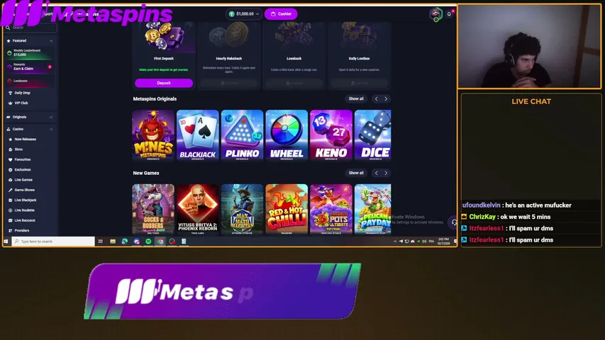 degencunt playing Slots & Casino - Live Casino Stream