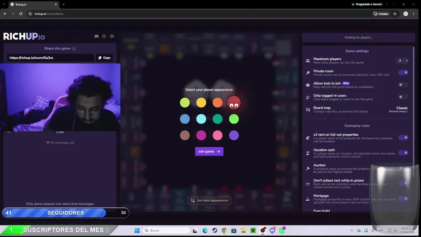 zonorj073 playing Monopoly - Live Casino Stream