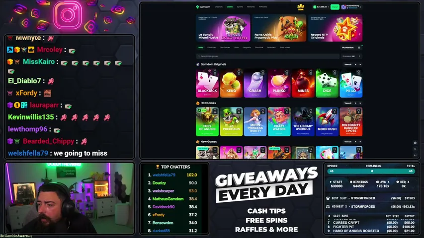 100% Deposit match for new and old Users on code DTV! DAILY GIVEAWAY'S!!!!!! | !Gamdom | !Youtube | !Discord! | !maxwin | !website
