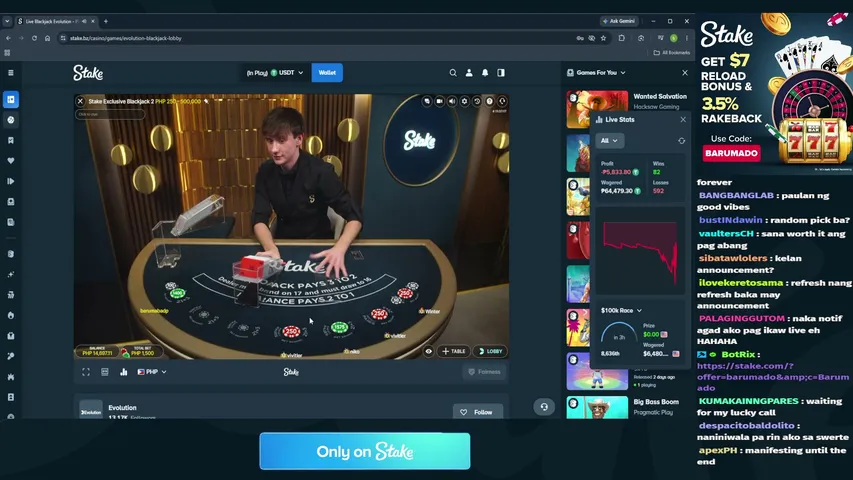 barumabado playing Slots & Casino - Live Casino Stream