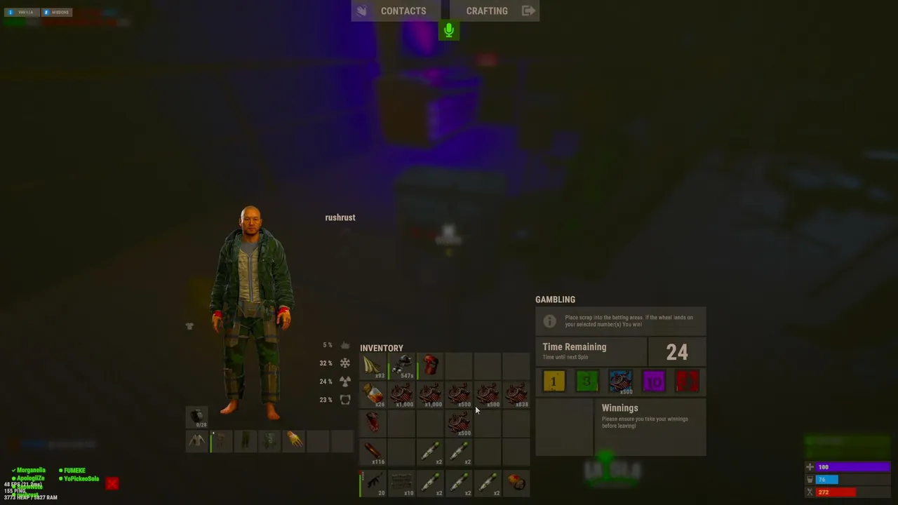 Rushrust live