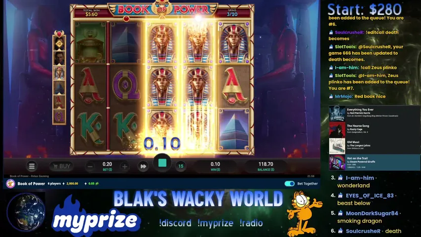 blaksmith playing Slots & Casino - Live Casino Stream
