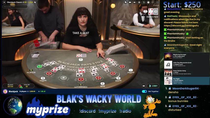 blaksmith playing Slots & Casino - Live Casino Stream