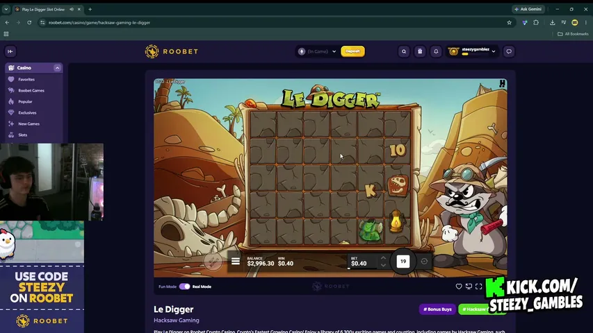 steezy-gambles playing Slots & Casino - Live Casino Stream