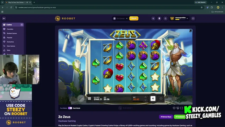 steezy-gambles playing Slots & Casino - Live Casino Stream