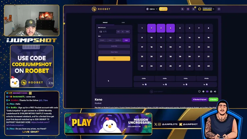 iJumpshot playing Slots & Casino - Live Casino Stream