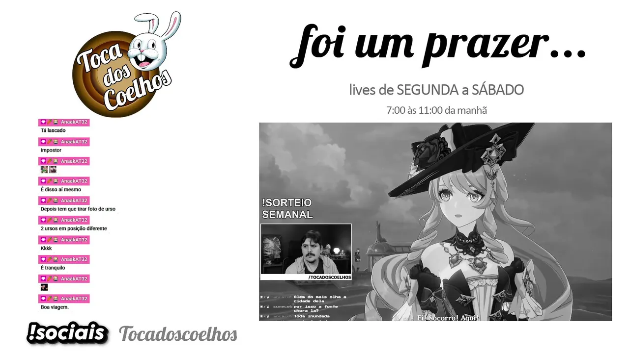 Tocadoscoelhos live