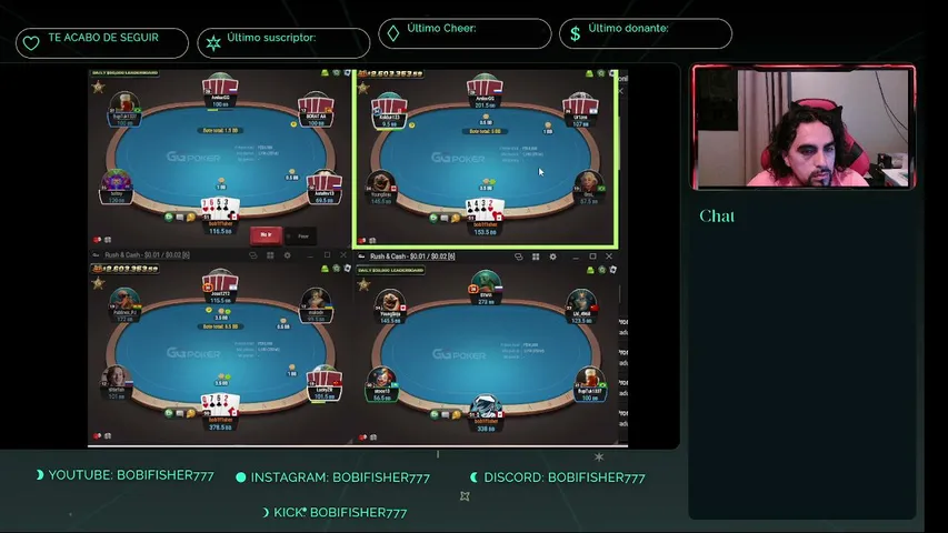 bobifisher777 playing Poker - Live Casino Stream