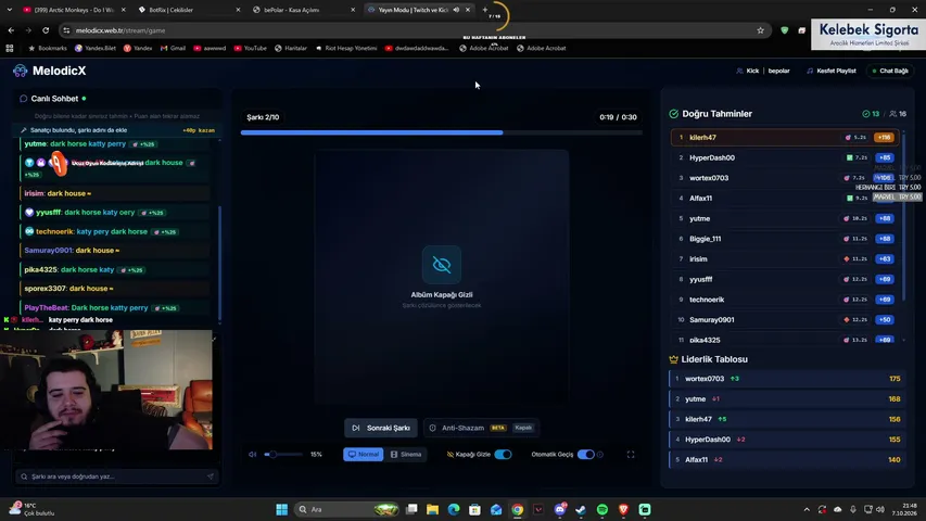 bepolar playing Just Chatting - Live Casino Stream