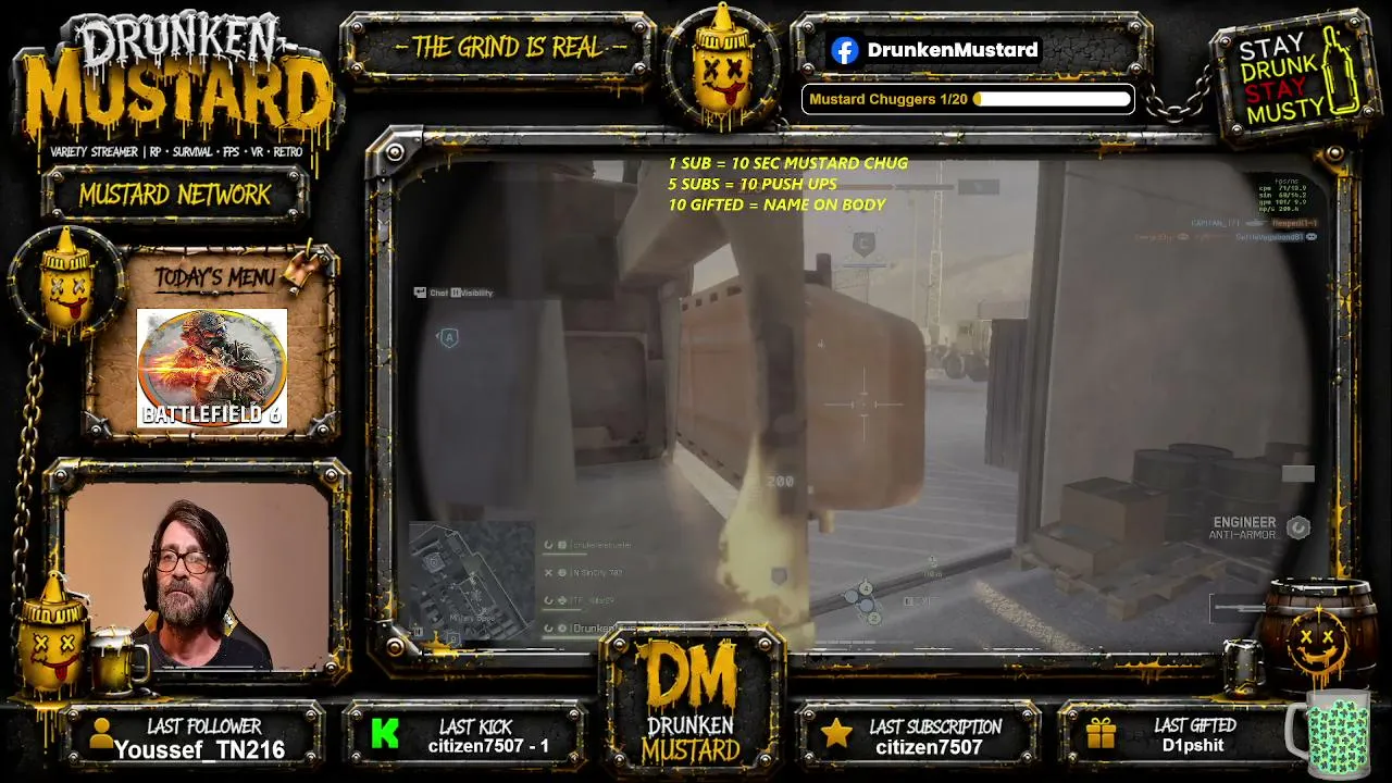 DrunkenMustard live