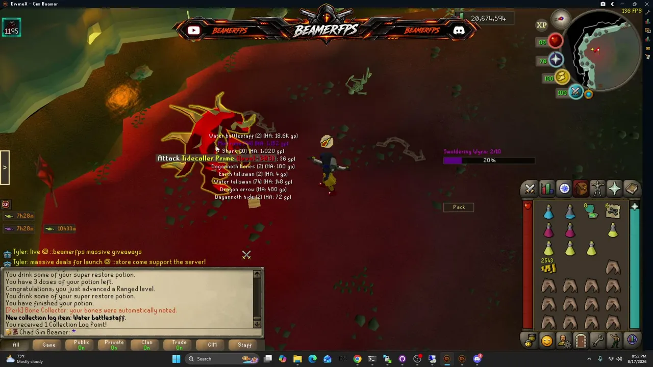 BeamerFPS live