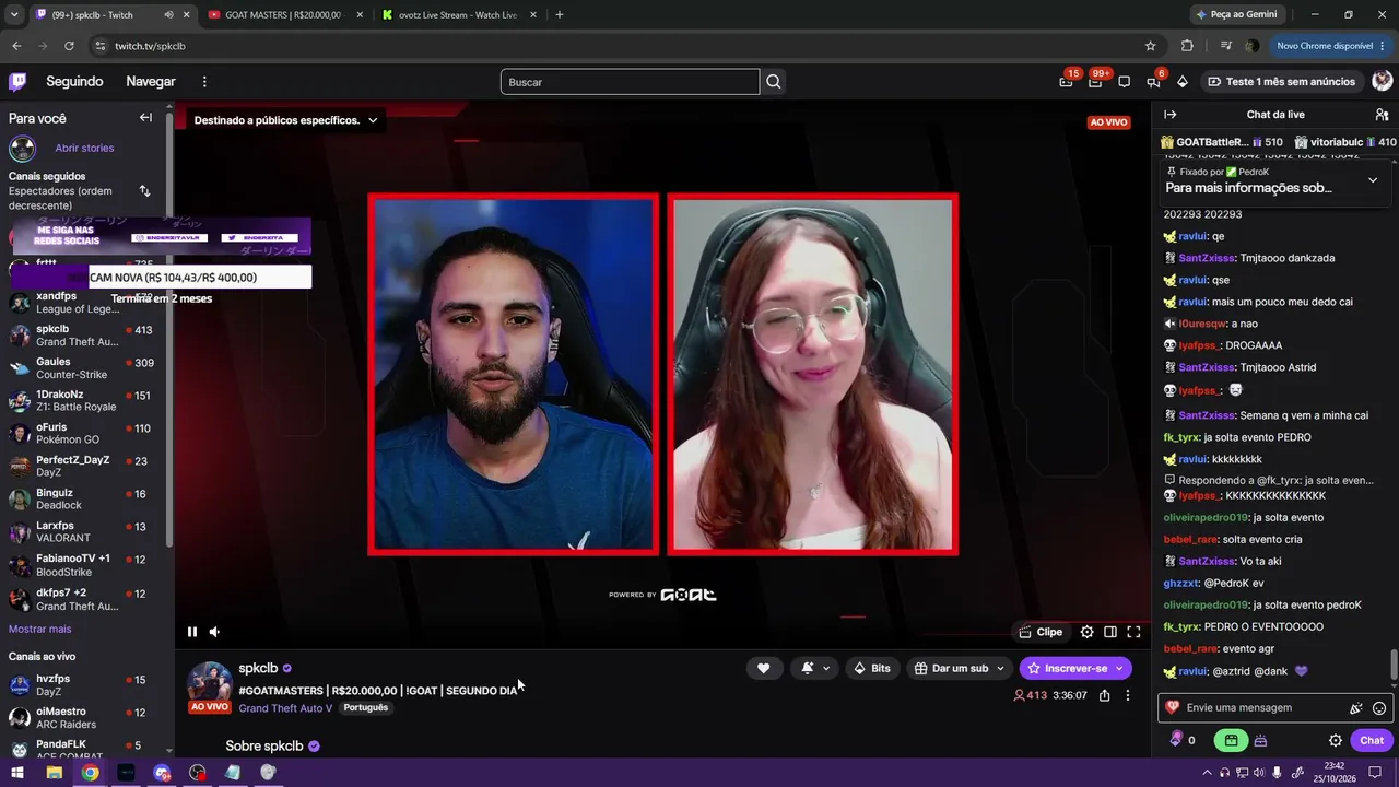 Enderzita live stream