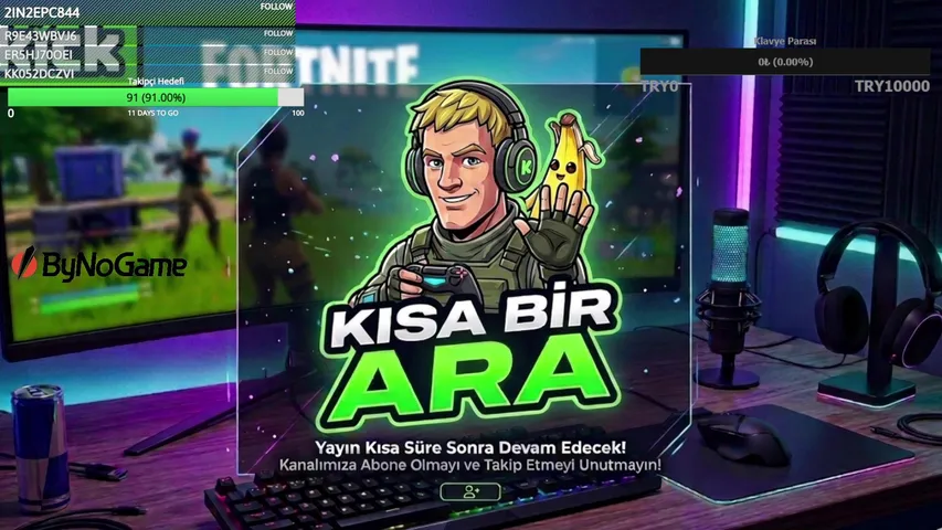 🔴 LIVE | Fortnite Oynuyorum! Takipçilerle Maç Atıyoruz 🎮🔥  !donate !yt !dc !fnnick