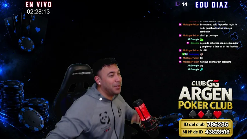 edudiaz17 playing Poker - Live Casino Stream