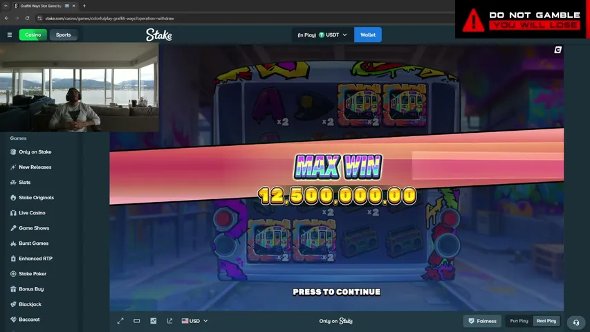Trainwreckstv playing Slots & Casino - Live Casino Stream