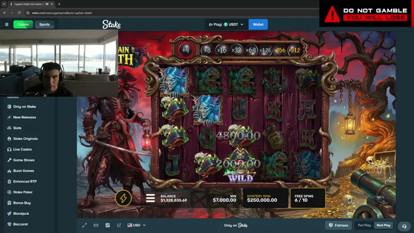 Trainwreckstv playing Slots & Casino - Live Casino Stream