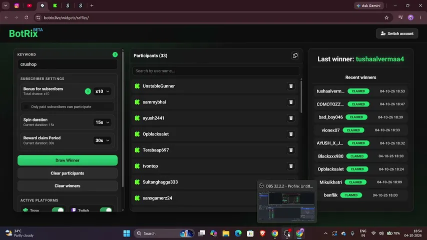notbadgambles playing Slots & Casino - Live Casino Stream