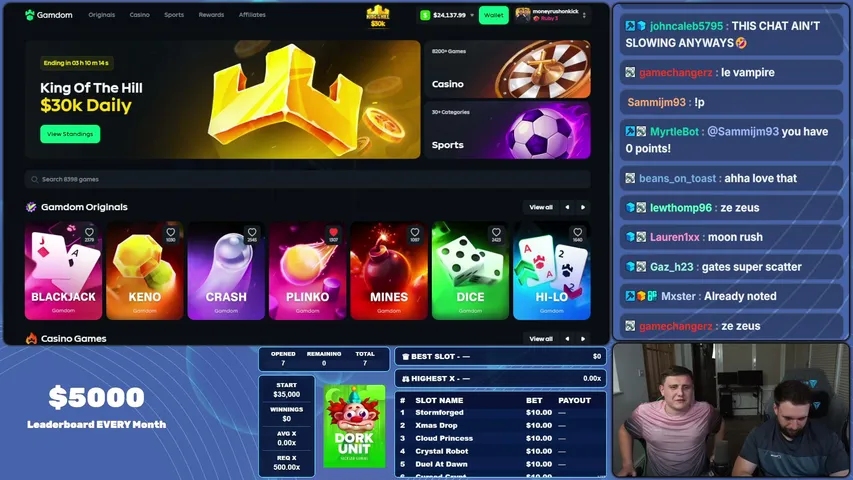 moneyrush playing Slots & Casino - Live Casino Stream