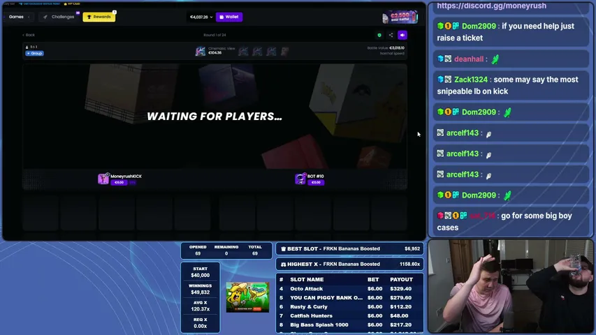 moneyrush playing Slots & Casino - Live Casino Stream