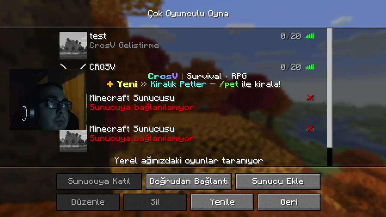 bir minecraft mücadelesi