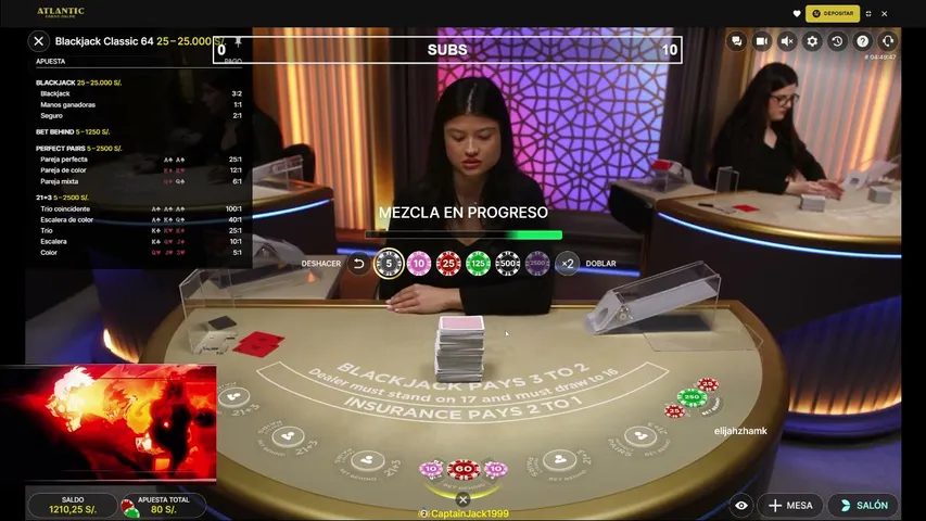 captainjack19 playing Slots & Casino - Live Casino Stream