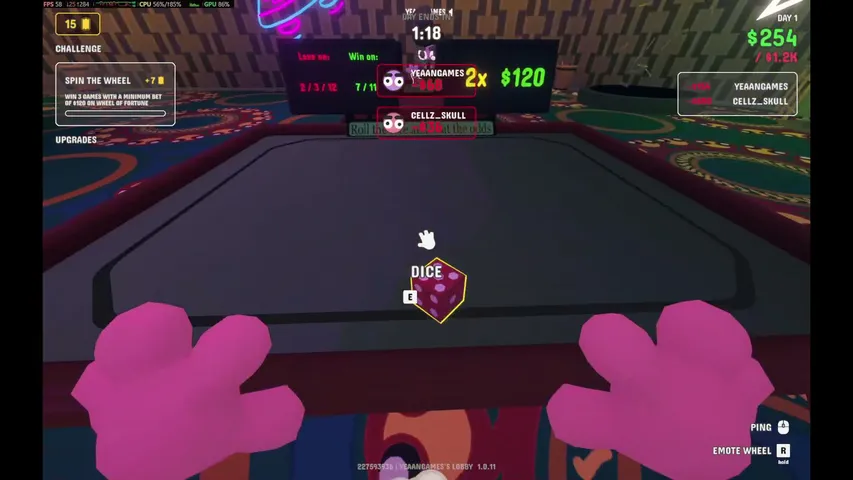 los3proyectados playing Gamble With Your Friends - Live Casino Stream