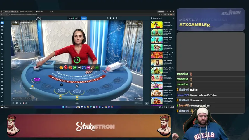 ATxStron playing Slots & Casino - Live Casino Stream