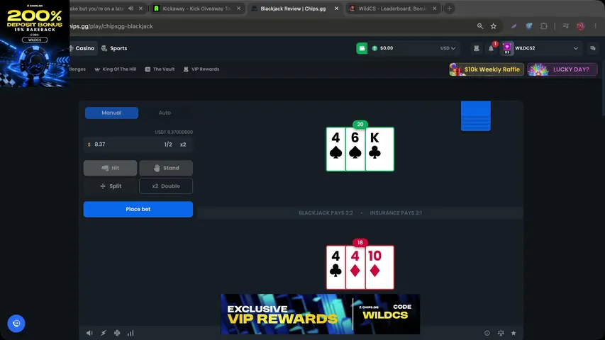 wildcs2 playing Slots & Casino - Live Casino Stream