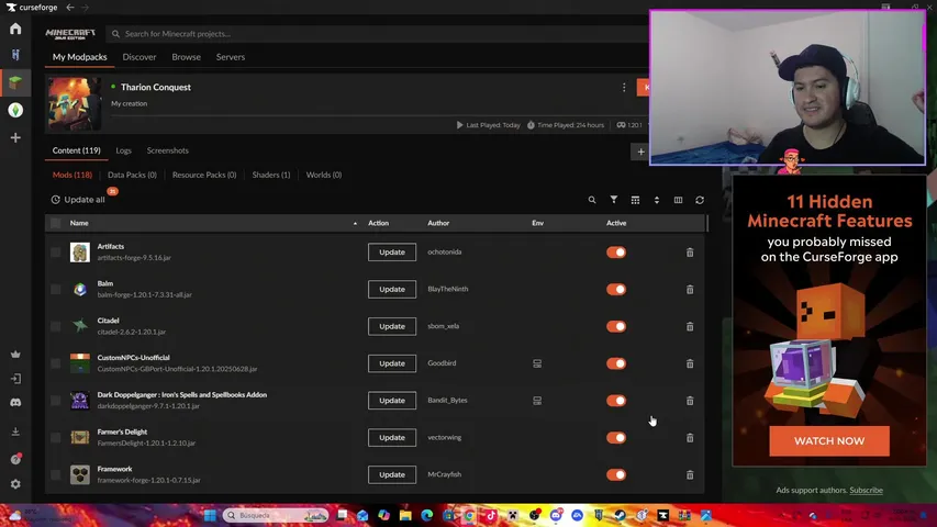 Tharion 16 dia // Cuevas