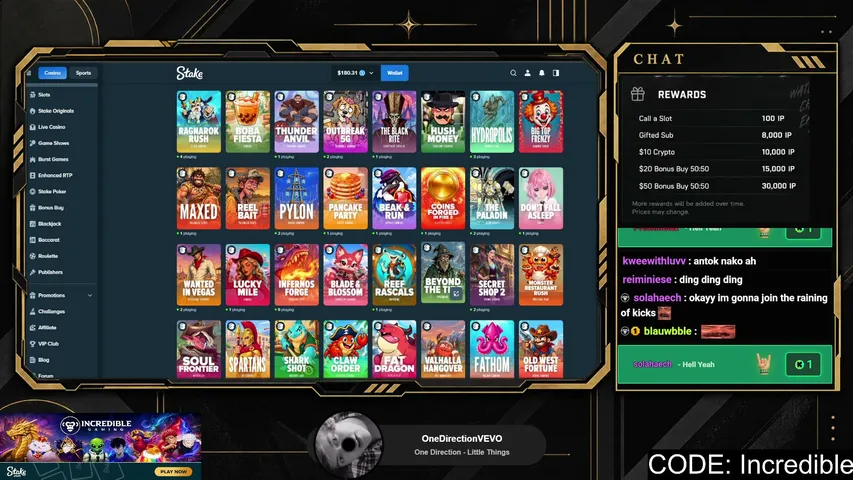 playincredible playing Slots & Casino - Live Casino Stream