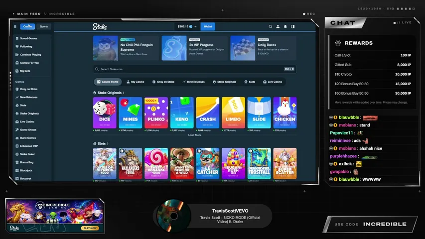 playincredible playing Slots & Casino - Live Casino Stream