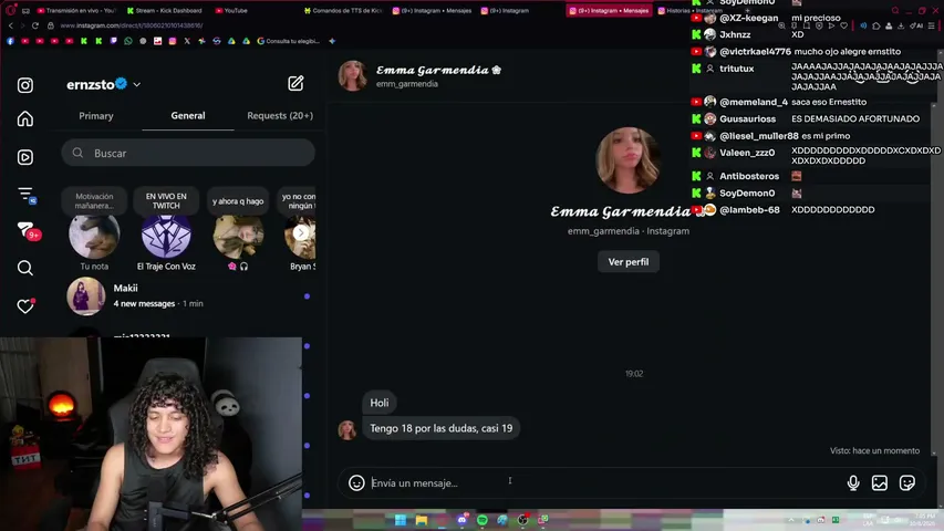 ernzsto playing Just Chatting - Live Casino Stream