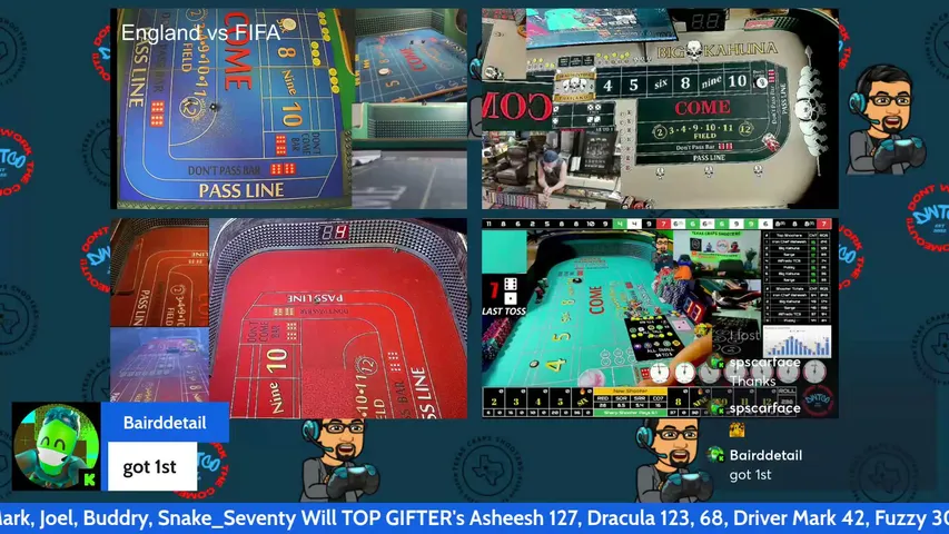 Live Dice Tossing 7.14.26