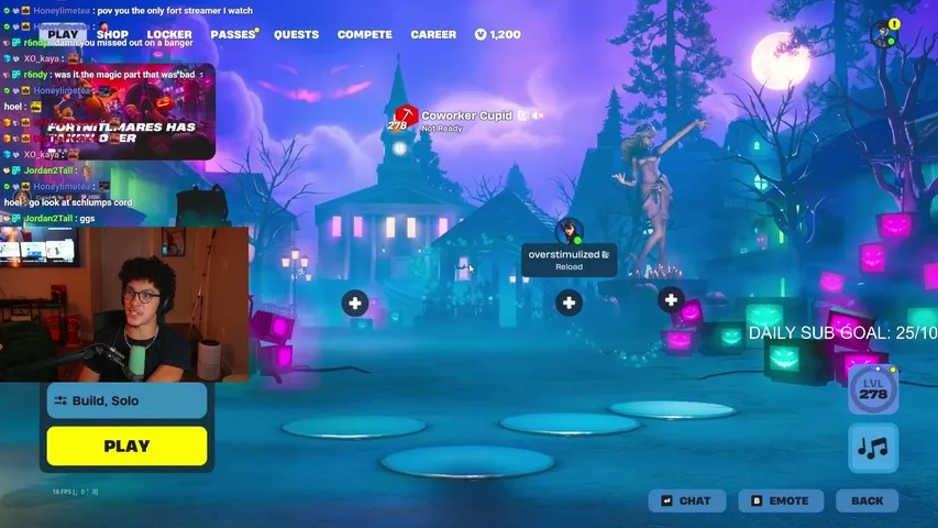 12amcupid playing Fortnite - Live Casino Stream