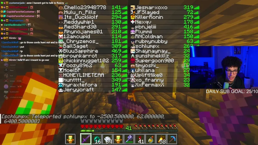 12amcupid playing Minecraft - Live Casino Stream